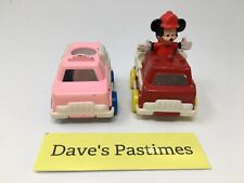 Vintage ARCO TOYS Disney Collectable Die-cast Mickey Mouse Fire Truck R1 picture