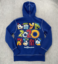 Walt Disney World Sweater Womens Small Blue Hoodie Full Zip 2020 Logo Ladies S picture