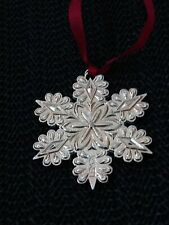 Lenox Silver Plated Snowflake Ornament picture