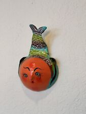 Mexican Art From Taxco Region — Handmade Abstract Decorative Coconut  Shell Mask picture