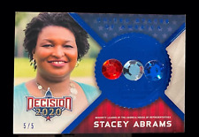 STACEY ABRAMS 2020 DECISION POLITICAL GEMS 5/5 BLUE PARALLEL Georgia Not Update picture
