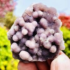 55g Natural purple grape agate quartz crystal particle mineral specimen picture