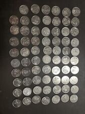 COMPLETE SET OF 69 BOOK 100 YEARS OF WONDER WALT DISNEY WORLD MEDALLION COINS picture