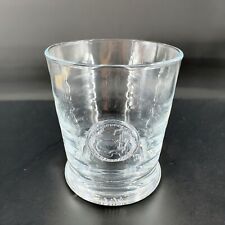 Juliska Berry and Thread Double Old Fashioned Tumbler Glass Clear Single Signed picture