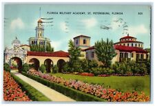1941 Florida Military Academy Exterior Building St. Petersburg Florida Postcard picture