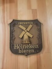 Vintage HEINEKEN BEER BIEREN Sign Windmill Shield  picture
