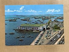Postcard Singapore Clifford Pier Waterfront Boats Ships Vintage PC picture
