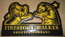 FIRESTONE WALKER parabola 805 bear lion METAL TACKER SIGN craft beer brewing picture