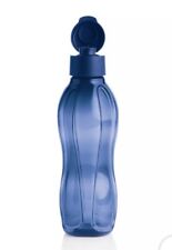 Tupperware Eco Water Bottle Large 1 L Flip Top Navy Blue New picture