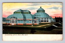 New York City NY-Conservatory, Bronx Park, Antique, Vintage Postcard picture