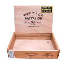 Rocky Patel The Edge Battalion Sixty Empty Wooden Cigar Box 10x6.75x2.25 picture