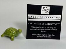 Hagen Renaker #931 332 Coin Turtle Green Miniatures Last of the HR Stock NOS picture