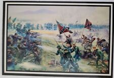 Painting Pickett's Charge Gettysburg Pennsylvania Postcard 4X6 Chrome Unposted picture