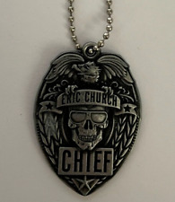 LIMITED EDITION Erich Church Jack Daniel's Medallion Silver Metal 