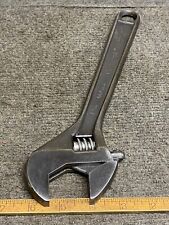 Vintage Crescent 12” Adjustable Wrench Black Oxide Finish Lightly Used USA picture