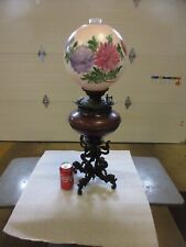 B&H LAMP OIL KEROSENE CHINESE DRAGON BANQUET GWTW GRIFFIN GARGOYLE ORNATE 1895 picture