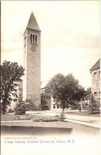 RPPC Postcard- Library And Tower Cornell University Ithaca NY New York picture