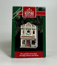 HALLMARK 1992 NOSTALGIC HOUSES AND SHOPS FIVE AND TEN CENT SHOP  # 9 IN SERIES  picture