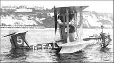 Supermarine Sea Lion II British Racing Flying Boat Aircraft Dry Wood Model Small picture