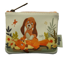 Loungefly x Disney The Fox and The Hound Mini Zip Coin Pouch Purse Cardholder picture