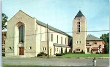Postcard - St. Francis De Sales Catholic Church - Manistique, Michigan picture