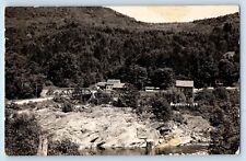 Gaysville Vermont VT Postcard RPPC Photo Bridge River And Mountain Scene c1930s picture