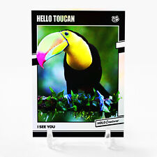 HELLO TOUCAN Photo Card 2024 GleeBeeCo Holo Creatures I See You #HL6F picture