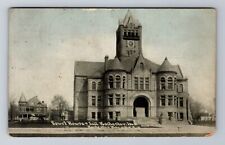 Rochester IN-Indiana, Courthouse, Jail, Antique, Vintage c1909 Postcard picture
