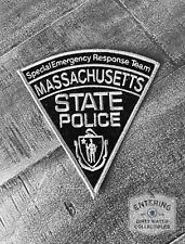 Massachusetts State Police Special Emergency Response Team Patch (embroidered) picture