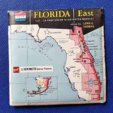 Vintage Gaf A958 Florida East The Peninsula State Tour view-master Reels Packet picture