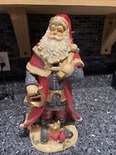 Vintage Opulence 17” Santa Vase Christmas Holiday Collectibles Ceramic picture