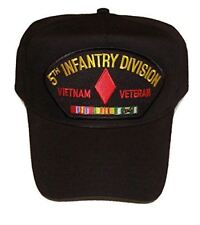 US ARMY FIFTH 5TH INFANTRY DIVISION MECHANIZED VIETNAM VETERAN HAT W/ RIBBONS picture