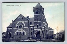 Galesburg, IL-Illinois, Presbyterian Church Antique, Vintage Souvenir Postcard picture
