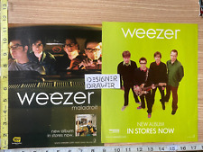 Weezer Band Self Title & Maladroit Albums Promotional Print Advertisement Set picture