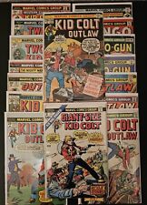 KID COLT OUTLAW, OUTLAW KID, TWO GUN KID AND MORE 16 ISSUE BRONZE WESTERN LOT picture