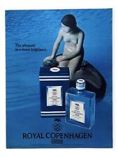 1979 Royal Copenhagen Mens Cologne After Shave PRINT AD 13”x10” picture