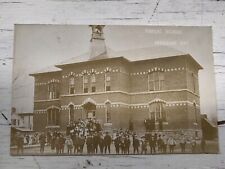 Antique RPPC Postcard Public School Iroquois, Ont picture