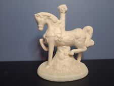 Vintage Albert E.  Price Carousel  Carnival Horse White Porcelain picture