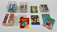 TOPPS HAPPY DAYS, BIONIC WOMAN, M*A*S*H CARDS & STICKERS LOT - Complete Sets picture