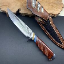 HANDCRAFTED KNIVES JAPANESE VG10 DAMASCUS STEEL HUNTING KNIFE SURVIVAL OUTDOOR picture