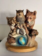 J.H. Boone Limited Edition Art Sculpture EARTHMATES Vintage 1994 Animals & Earth picture