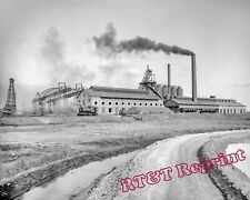 1903 Detroit Michigan Iron and Steel Mill Photo picture