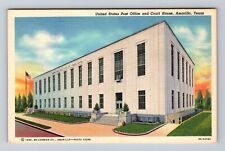 Amarilla TX-Texas, United States Post Office, Court House, Vintage Postcard picture