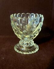 VINTAGE AVON FOOTED CLEAR GLASS HOBNAIL TYPE PATTERN DISH / BOWL picture