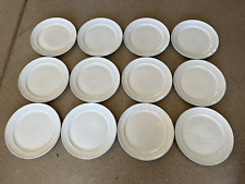 12 - Pottery Barn Cambria Creamy Off White Portugal Plates 11 3/4” picture