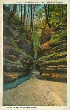 Witches Gateway Gulch Dells of Wisconsin River Postcard picture