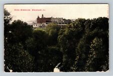 Waukegan IL-Illinois, Hotel Washburn, c1908 Vintage Postcard picture
