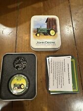John Deere Tractor 40 Series Pocket Watch Exclusive Avon Edition with Tin picture