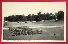 Postcard Ft Benjamin Harrison Indiana Field Maneuvers c1910s Soldiers picture