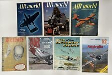 1945 Air World WWII Military Magazine Army Force Airdrome Classics Aces Lot of 7 picture